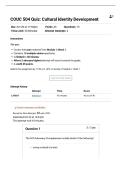 COUC 504 QUIZ 1&colon; CULTURAL IDENTITY DEVELOPMENT &vert; QUESTIONS AND ANSWERS &vert; 100&percnt; CORRECT - LIBERTY UNIVERSITY&period;