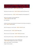 PORTAGE LEARNING ANATOMY AND&NewLine;PHYSIOLOGY 2&colon; FINAL EXAM REVIEW