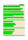 Tradesman Plumbing Chapter 1 Administration EXAM STUDY GUIDE 2026&sol;2027 Accurate Questions with Correct Detailed Answers &vert;&vert; Newest Version