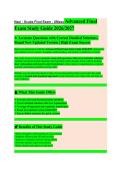 NAUI EXAM STUDY GUIDE 2026&sol;2027 Accurate Questions with Correct Detailed Answers &vert;&vert; Newest Version