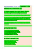 NJ Boating Certificate Practice Exam EXAM STUDY GUIDE 2026&sol;2027 Accurate Questions with Correct Detailed Answers &vert;&vert; Newest Version