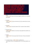 PORTAGE LEARNING BIOL 251 -&NewLine;ANATOMY AND PHYSIOLOGY 1&comma;&NewLine;MODULE 2 ACTUAL EXAM 354&NewLine;QUESTIONS WITH CORRECT&NewLine;ANSWERS 100&percnt; VERIFIED GRADED&NewLine;A&plus;