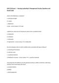 NUR 226 Exam 1 &ndash; Nursing Leadership & Management Practice Questions and Study Guide