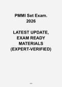 PMMI SET Exam 2026 Questions & Answers &vert; PMMI Mechatronics Certification Study Guide