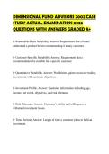 DIMENSIONAL FUND ADVISORS CASE&NewLine;RESPONSE FINAL PAPER 2026 QUESTIONS&NewLine;WITH ANSWERS GRADED A&plus;