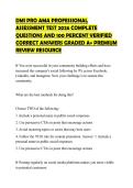 DIVEMASTER CERTIFICATION PAPER 2026&NewLine;FULL SOLUTION GRADED A&plus;
