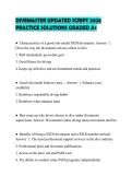DMI PRO AMA FINAL TEST SCRIPT 2026&NewLine;FULL QUESTIONS AND ACCURATE 100&NewLine;PERCENT VERIFIED ANSWERS GRADED A&plus;&NewLine;ADVANCED STUDY MATERIAL