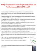 AFOQT Comprehensive Exam Study Guide Questions and Verified Answers 2026&sol;2027 &ndash; Graded A&plus; Full Practice Review for All Test Sections