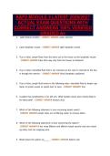 A&P2 MODULE 5 LATEST 2026&sol;2027&NewLine;ACTUAL EXAM QUESTIONS WITH&NewLine;CORRECT ANSWERS 100&percnt; VERIFIED&NewLine;GRADED A&plus;