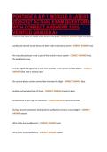 PORTAGE A & P 1 MODULE 5 LATEST&NewLine;2026&sol;2027 ACTUAL EXAM QUESTIONS&NewLine;WITH CORRECT ANSWERS 100&percnt;&NewLine;VERIFIED GRADED A&plus;