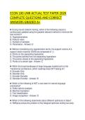 ECON 100 UNR PRACTICE SOLUTION TEST&NewLine;PAPER 2026 TESTED QUESTIONS AND&NewLine;ACCURATE ANSWERS