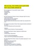 DYSRHYTHMIA CARDIAC RHYTHM&NewLine;REVIEW 2026 QUESTIONS WITH&NewLine;SOLUTIONS TESTED QUESTIONS&period;