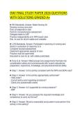 DWI PRACTICE TEST 2026 QUESTIONS WITH&NewLine;ANSWERS GRADED A&plus;