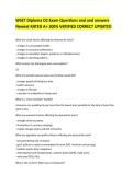 WSET Diploma D2 Wine Business Exam Questions and Answers &vert; Latest Updated Practice Exam Material & Verified Study Guide