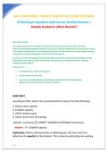 SAFe POPM EXAM &ndash; NEWEST 2026 ACTUAL EXAM TEST BANK&NewLine;45 Real Exam Questions with Correct Verified Answers &vert;&NewLine;Already Graded A&plus; &lpar;Most Recent&excl;&excl;&rpar;