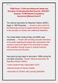 CANS Exam 1 Child and Adolescent Needs and &NewLine;Strengths Certification&vert;&vert;Verified Exam&excl;&excl;&vert;&vert;&comma; 2026&sol;2027 &NewLine;Question TCOM-Aligned Competency &NewLine;Assessment&vert;&vert;Newest Exam&excl;&excl;&excl; 