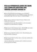 ECSA101 HYPERSPACE GUIDE ACTUAL&NewLine;TEST PAPER 2026 QUESTIONS WITH&NewLine;VERIFIED ANSWERS 100&percnt; CORRECT