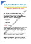 NR 507 Advanced Pathophysiology Midterm Exam &ndash; Chamberlain University &vert; 75 Actual Exam Questions & Answers &lpar;2026&sol;2027&rpar;Verified Q&A with Detailed Rationales &vert; 100&percnt; Correct &vert; A&plus; Graded