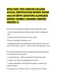 EEG BOARD FINAL TEST SCRIPT 2026 181&NewLine;ACCURATE QUESTIONS AND 100 PERCENT&NewLine;VERIFIED CORRECT ANSWERS GRADED A&plus;&NewLine;ADVANCED REVIEW MATERIAL