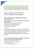 NR 304 EXAM 1 -3 and Final &lpar;CHAMBERLAIN&rpar; NEWEST 2026 ACTUAL EXAM TEST BANK&vert; NR304 HEALTH ASSESSMENT II EXAM 3 REVIEW WITH 75 REAL EXAM QUESTIONS AND CORRECT VERIFIED ANSWERS&sol; ALREADY GRADED A&plus; &lpar;MOST RECENT&excl;&excl;&rpar;