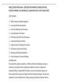 ARGUS CERTIFICATION EXAM &ndash; QUESTIONS AND ANSWERS &vert; VERIFIED AND WELL DETAILED ANSWERS &vert; PLUS RATIONALES &vert; GUARANTEED PASS &vert; LATEST EXAM UPDATE