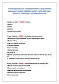 Activity Director BAsic stuDy guiDe for finAl exAm Questions&NewLine;AnD correct Answers &lpar;verifieD&rpar; &vert; lAtest uPDAte 2026&sol;2027 &vert;&NewLine;grADeD A&plus; &vert; BrAnD new &vert; 100&percnt; guArAnteeD PAss 