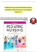 Wong&rsquo;s Essentials of Pediatric Nursing &lpar;10th Edition&rpar; &ndash; Hockenberry&comma; Wilson & Rodgers &ndash; Test Bank &lpar;Practice Questions Collection&rpar;
