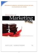 PRINCIPLES OF MARKETING 14TH EDITION &lpar;KOTLER&rpar; TEST BANK &ndash; EXAM QUESTIONS AND ANSWERS&NewLine;