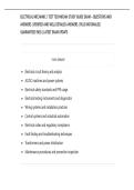 ELECTRICAL MECHANIC &sol; TEST TECHNICIAN STUDY GUIDE EXAM &ndash; QUESTIONS AND&NewLine;ANSWERS &vert; VERIFIED AND WELL DETAILED ANSWERS &vert; PLUS RATIONALES &vert;&NewLine;GUARANTEED PASS &vert; LATEST EXAM UPDATE