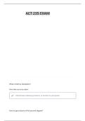 ACT 235 QUESTIONS ACTUAL 100&percnt; CORRECT DETAILED ANSWERS 