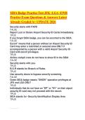 SIDA Badge Practice Test JFK -LGA -EWR Practice Exam Questions & Answers Latest Already Graded A&plus; UPDATE 2026