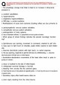 NSG 3280 PATHOPHYSIOLOGY NCLEX REVIEW FOR EXAM 3 NSG 3280 COMPREHENSIVE NEUROLOGIC&comma; MUSCULOSKELETAL&comma; AND RHEUMATIC DISORDERS PRACTICE QUESTIONS WITH ANSWERS A&plus; VERIFIED LATEST VERSION