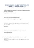 BIOL 351 EXAM 2 2026-2027 QUESTIONS AND CORRECT ANSWERS GRADED A&plus;