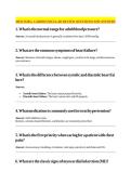 MED-SURG&colon; CARDIOVASCULAR REVIEW QUESTIONS AND ANSWERS