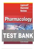 TEST BANK FOR Lippincott Illustrated Reviews&colon; Pharmacology Eighth&comma; North American Edition by Karen Whalen ISBN&colon; 978-1975170554 COMPLETE GUIDE ALL CHAPTERS COVERED 100&percnt; VERIFIED A&plus; GRADE ASSURED&excl;&excl;&excl;&excl;NEW LATEST UPDATE&excl;&excl;&excl;&excl;&excl;