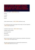 PFCCS LATEST 2026&sol;2027 ACTUAL&NewLine;EXAM QUESTIONS WITH CORRECT&NewLine;ANSWERS 100&percnt; VERIFIED GRADED&NewLine;A&plus;