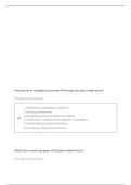 KINES 100 EXAM 6 PSYCH QUESTIONS WITH CORRECT ANSWERS