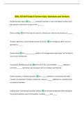 BIOL 252 Self Study II Connect Quiz- Questions and Answers 