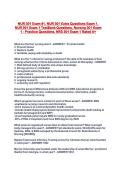 NUR 301 Exam &num;1&comma; NUR 301 Extra Questions Exam 1&comma; NUR 301 Exam 1 TestBank Questions&comma; Nursing 301 Exam 1 - Practice Questions&comma; NRS 301 Exam 1 Rated A&plus;