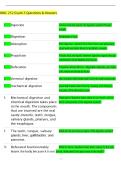 BIOL 252 Exam 3 Questions & Answers 