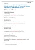Hesi A2 Grammar ACTUAL EXAM QUESTIONS WITH &NewLine;COMPLETE SOLUTION&rpar; &lpar;MULTIPLE CHOICES&rpar; &lpar;A&plus; GRADED &NewLine;100&percnt; VERIFIED&rpar; LATEST VERSION 2026&sol;2027 