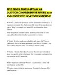 EPIC CLN 251 EXAM SCRIPT FINAL PAPER 2026&NewLine;COMPLETE QUESTIONS AND ANSWERS REVIEW