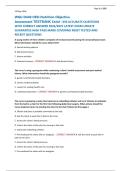 WGU D440 HESI Nutrition Objective &NewLine;Assessment TESTBANK EXAM &ndash;350 ACCURATE QUESTIONS &NewLine;WITH CORRECT ANSWER 2026&sol;2027 LATEST EXAM UPDATE &NewLine;GUARANTEE HIGH PASS MARK COVERING MOST TESTED AND &NewLine;RECENT QUESTIONS
