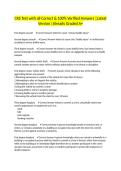 CRS Test with all Correct & 100&percnt; Verified Answers &vert;Latest Version &vert;Already Graded A&plus;