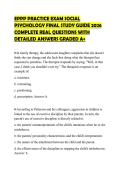 EPIC CLN251 CLN252 SAMPLE EXAM&NewLine;VERSION A ACTUAL TEST PAPER 2026&NewLine;QUESTIONS WITH SOLUTIONS GRADED A&plus;
