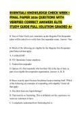 Essentials of Pediatric Nursing&NewLine;PREPARATION TEST 2026 QUESTIONS AND&NewLine;CORRECT ANSWERS GRADED A&plus;