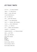 ATI TEAS 7 MATH Questions and Correct Answers with Rationales &lpar;2026&sol;2027&rpar;