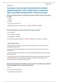 TICO EXAM &ndash;100 ACCURATE QUESTIONS WITH CORRECT &NewLine;ANSWER 2026&sol;2027 LATEST EXAM UPDATE GUARANTEE &NewLine;HIGH PASS MARK COVERING MOST TESTED QUESTIONS