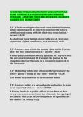 New Jersey Notary Public Exam 150 Questions and Verified Answers Study Guide