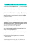 Praxis 5901 Exam Questions with Complete Answers 